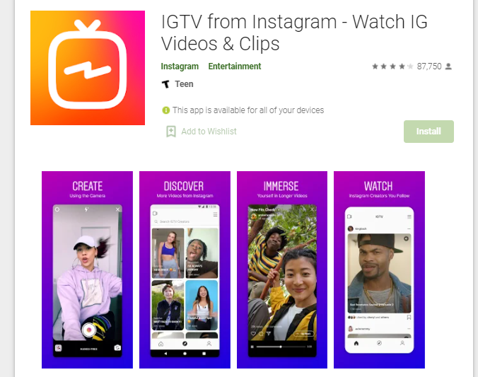 Instagram IGTV logo